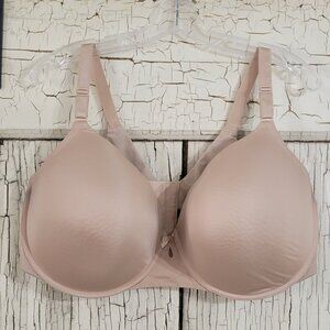 Torrid Perfect Lightly Lined T-Shirt Back Smoothing Bra Underwire 44G Rose Dust